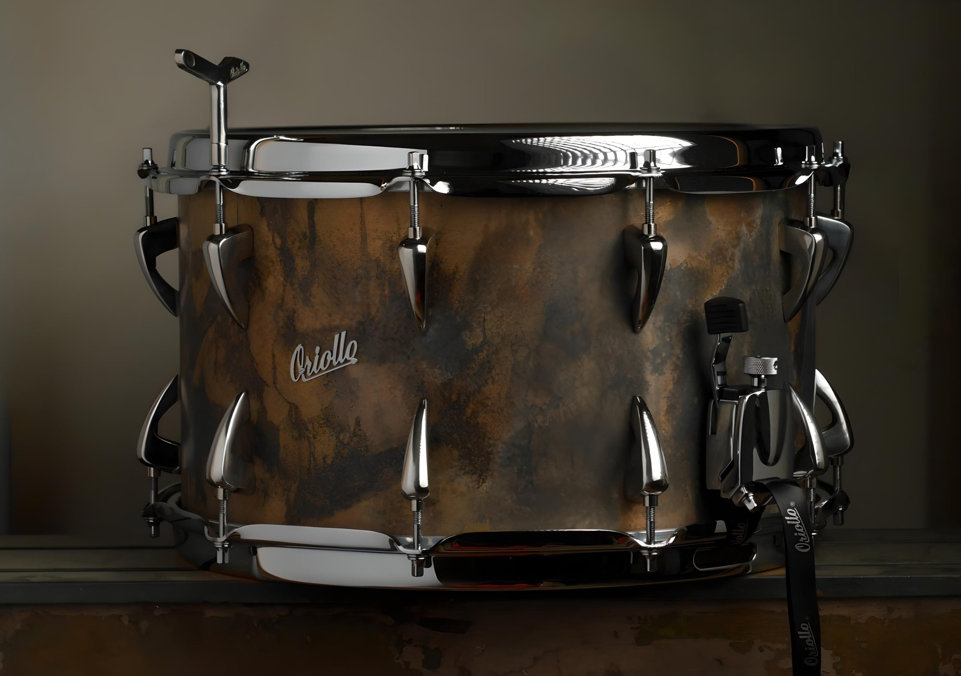 Seamless Cast Bell Bronze Snare Drum - Oriollo Bellmaker Seamless Cast Bell Bronze Snare Drum - Oriollo Bellmaker
